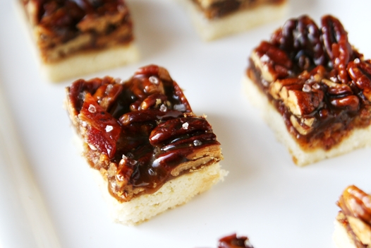 salted caramel bacon pecan bars