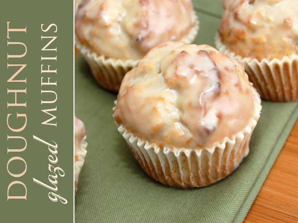 doughnut glazed muffins recipe