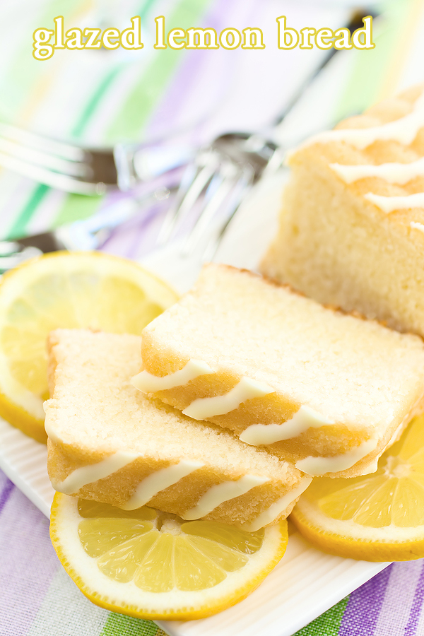 glazed lemon bread recipe