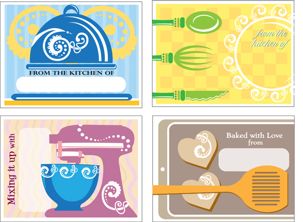 free printable baking tags